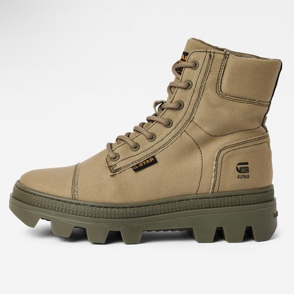 G-Star Olive Womens Noxer HGH Combat Boots